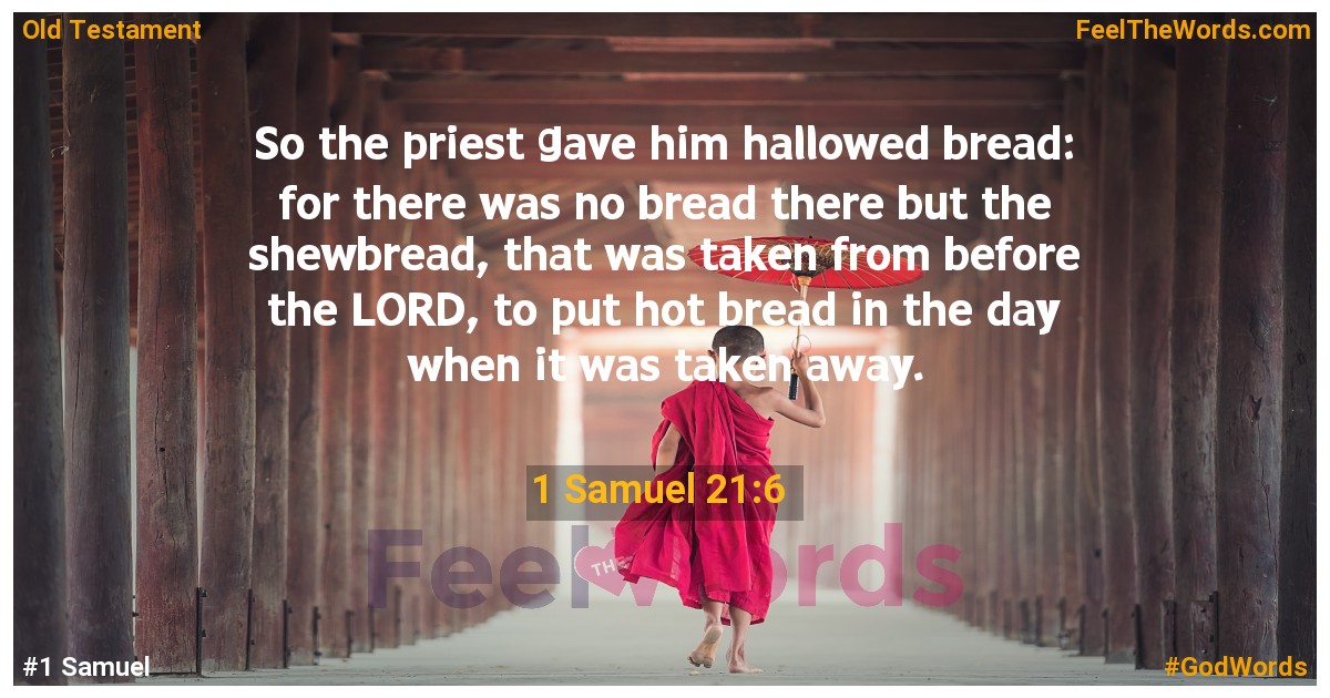 1 Samuel 21:6