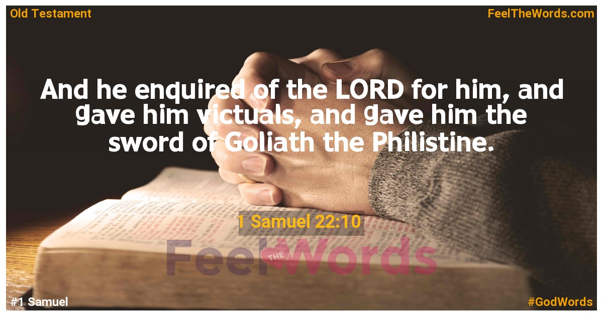 1 Samuel 22:10