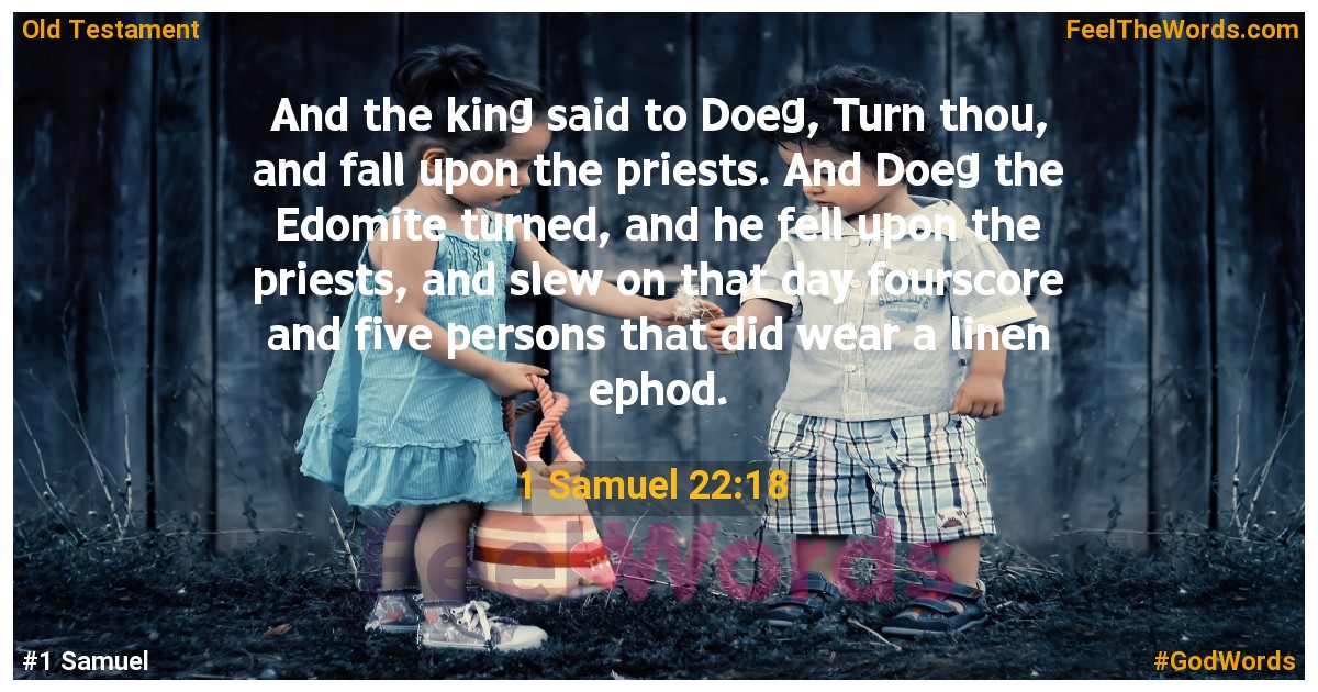1 Samuel 22:18