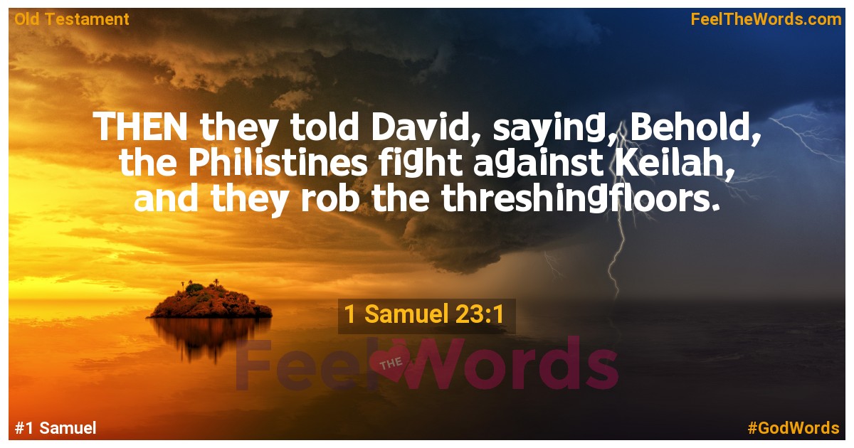 1 Samuel 23:1