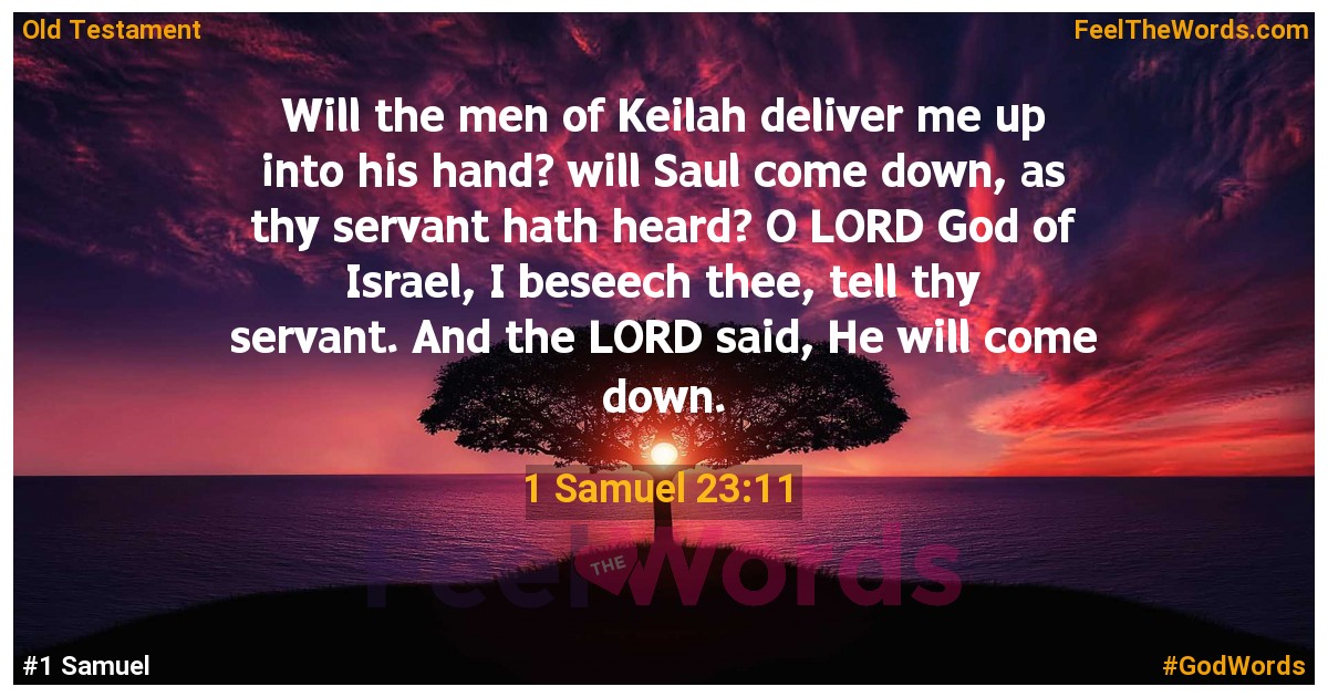 1 Samuel 23:11
