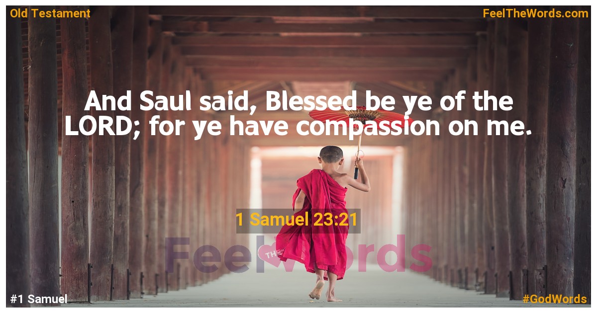 1 Samuel 23:21