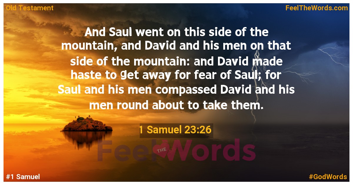 1 Samuel 23:26