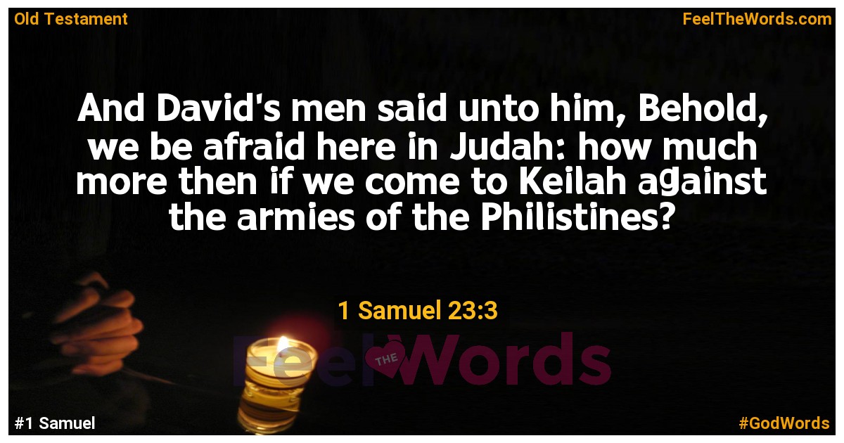 1 Samuel 23:3