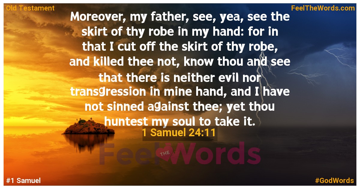 1 Samuel 24:11