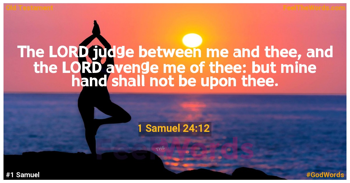 1 Samuel 24:12