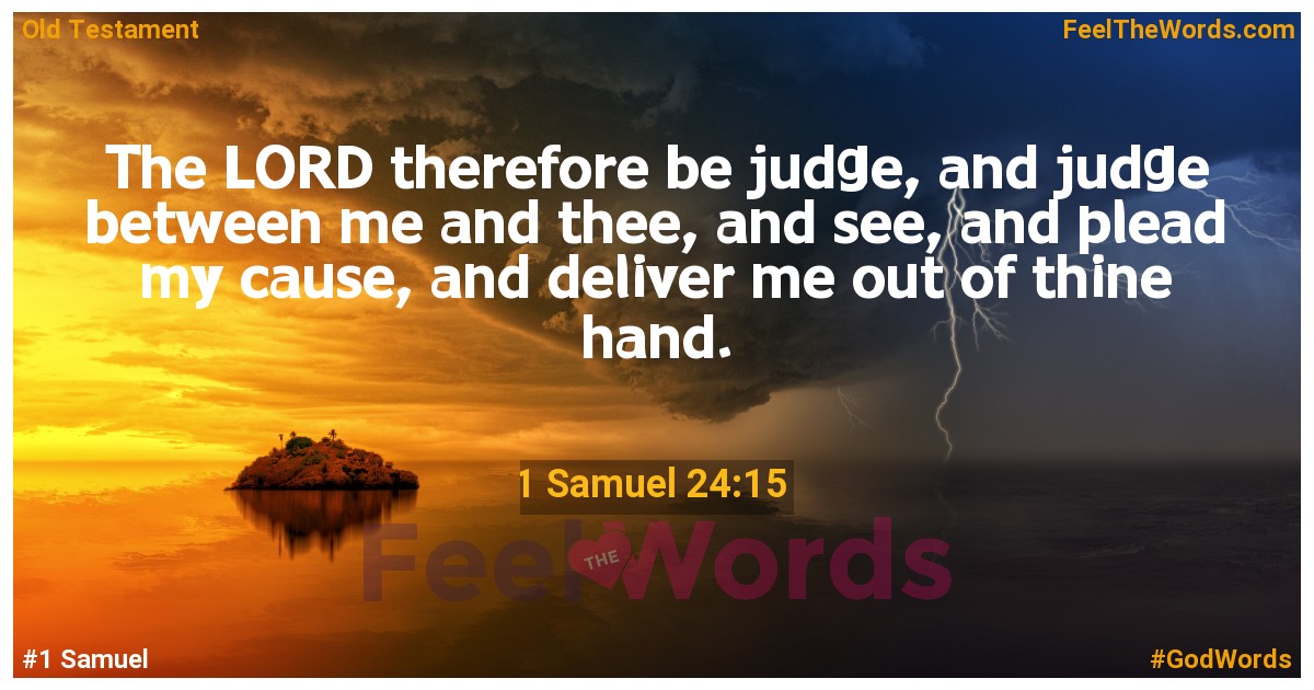 1 Samuel 24:15