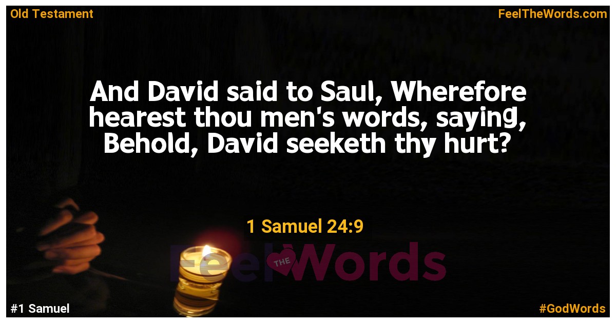 1 Samuel 24:9