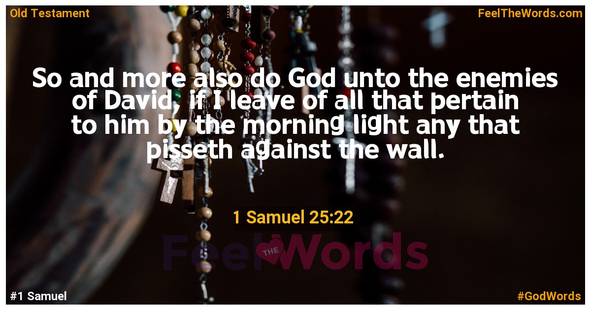 1 Samuel 25:22