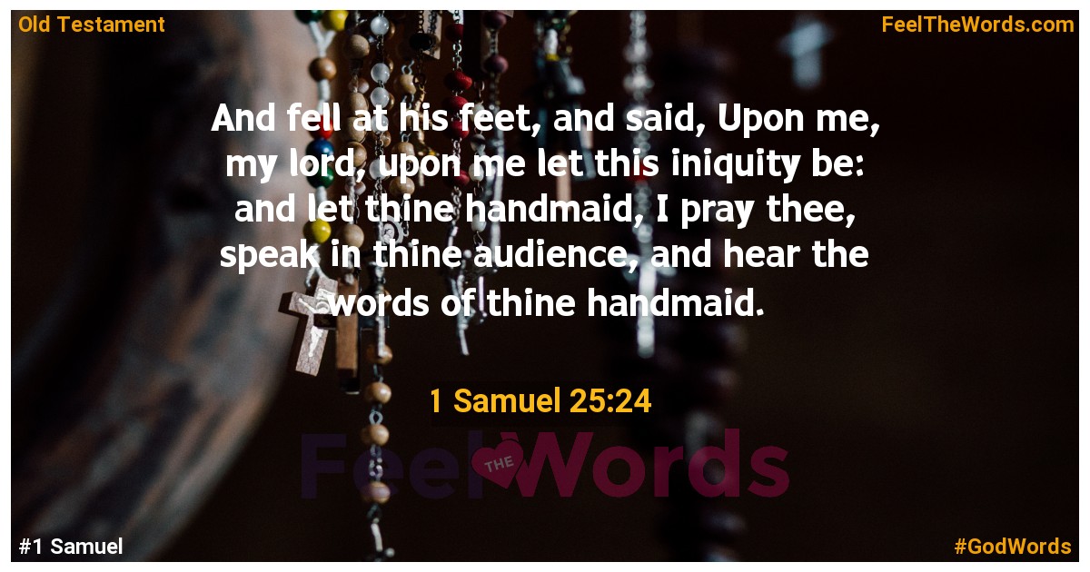 1 Samuel 25:24