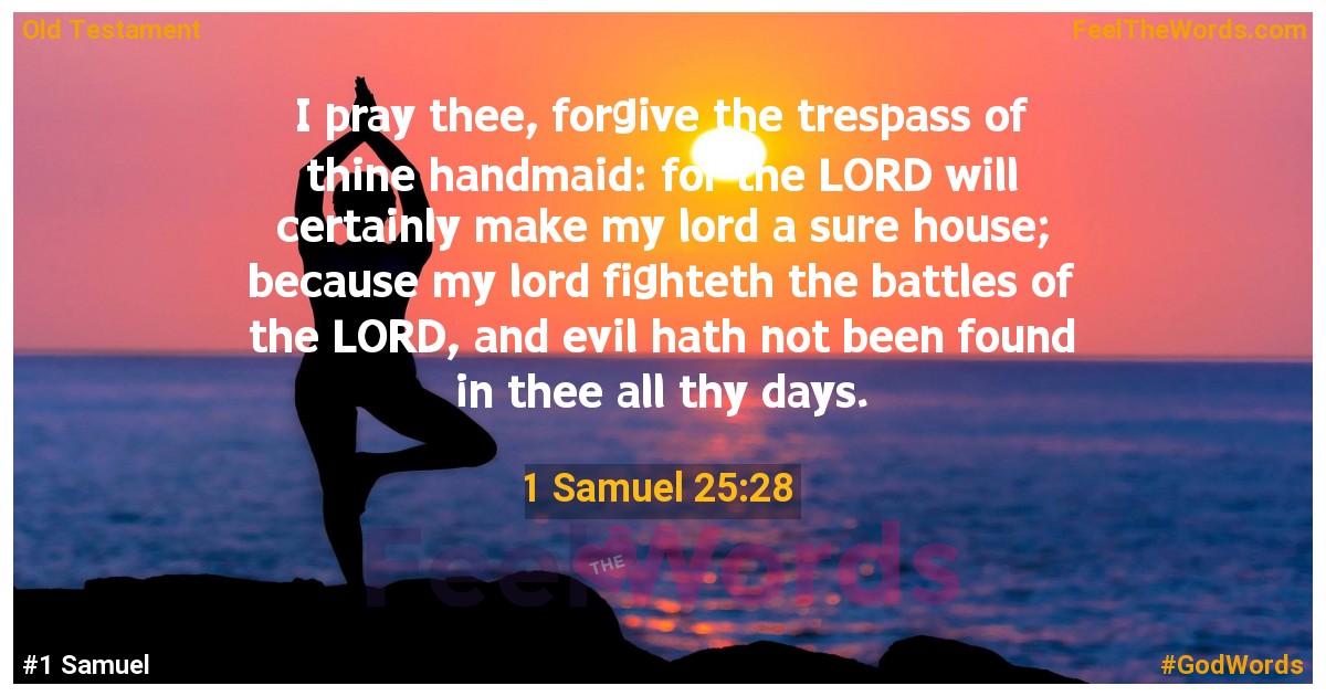 1 Samuel 25:28