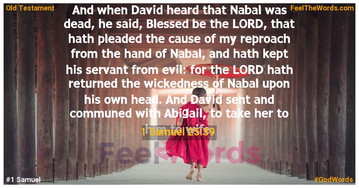 1 Samuel 25:39