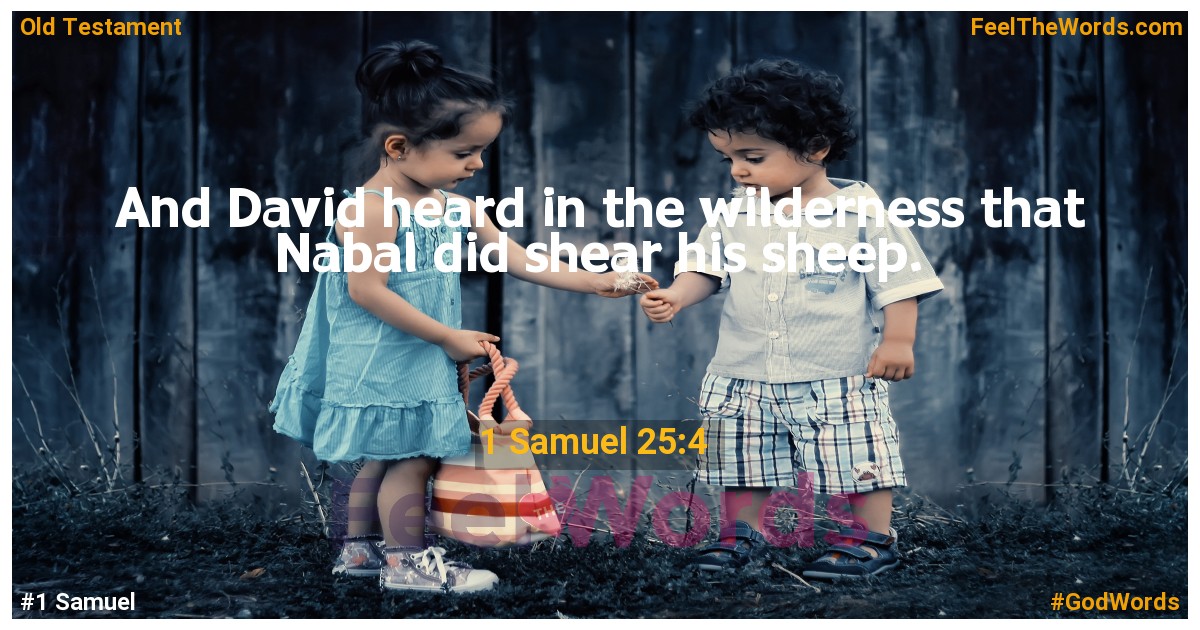 1 Samuel 25:4