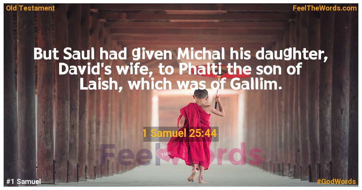 1 Samuel 25:44