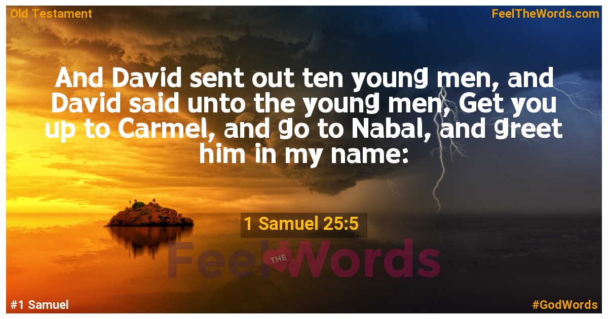 1 Samuel 25:5
