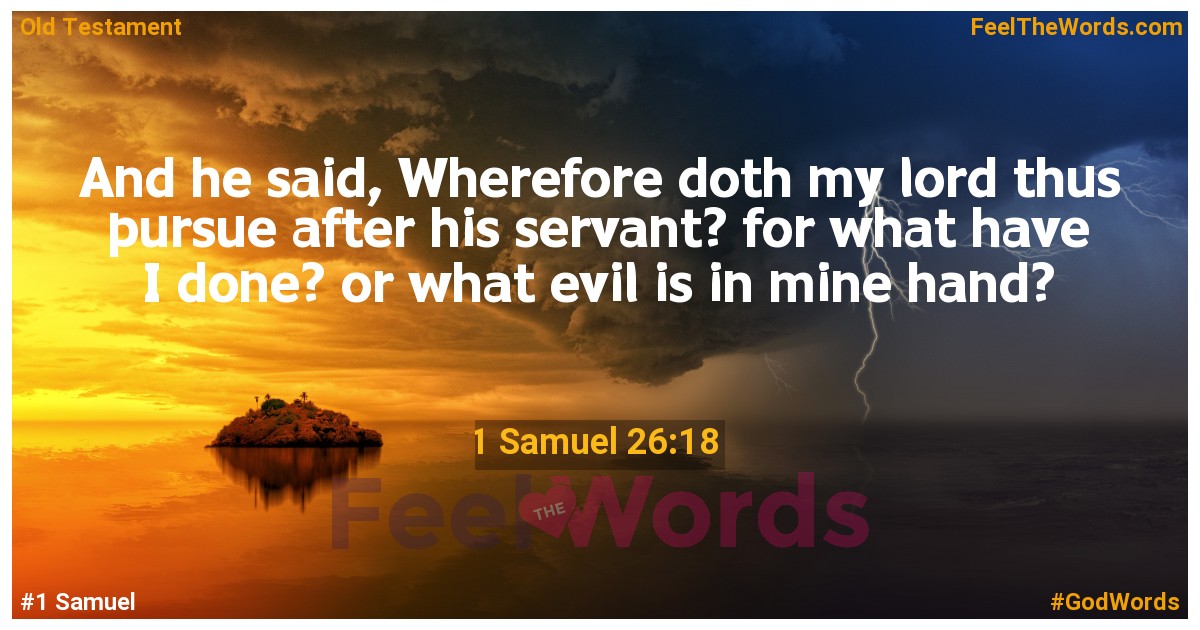 1 Samuel 26:18