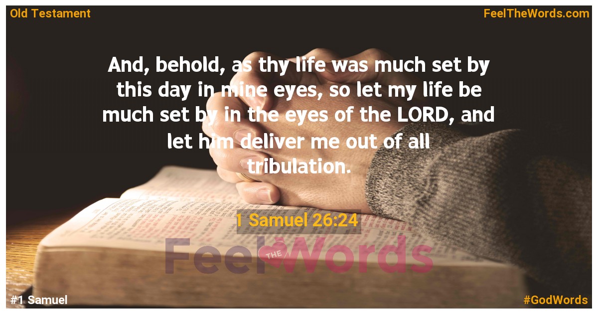 1 Samuel 26:24