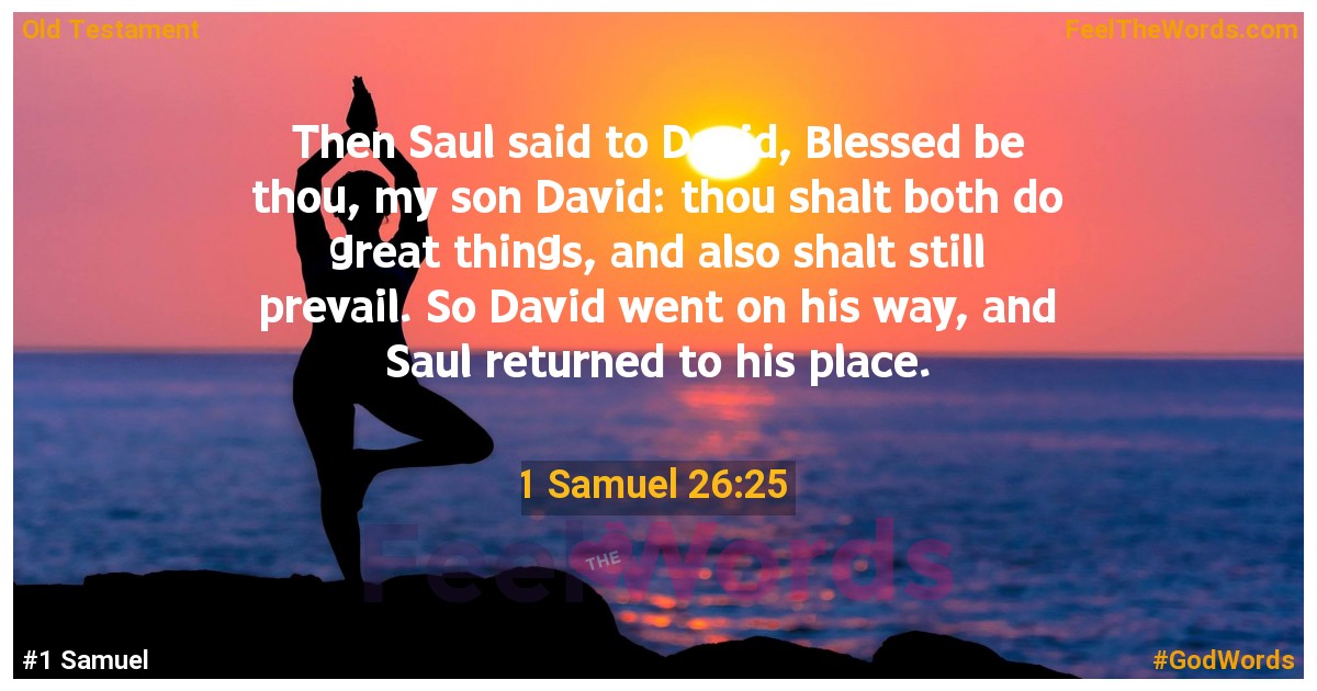 1 Samuel 26:25