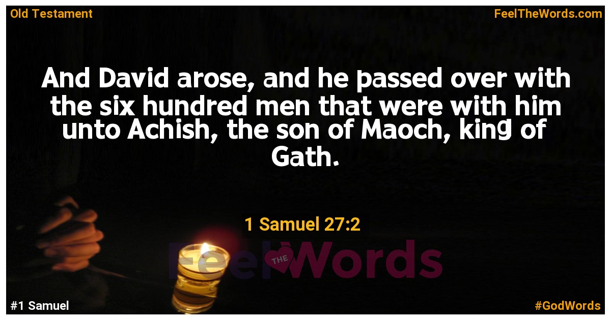 1 Samuel 27:2