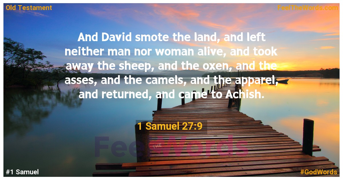 1 Samuel 27:9