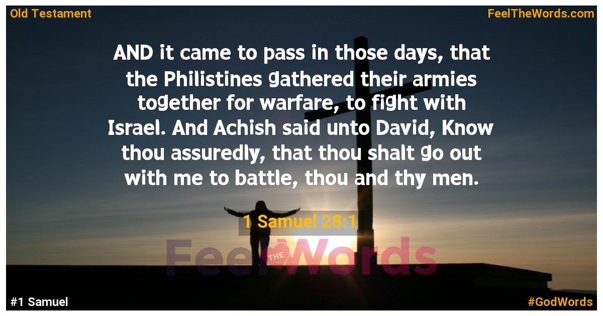 1 Samuel 28:1