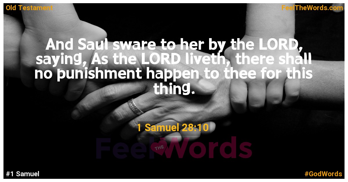 1 Samuel 28:10