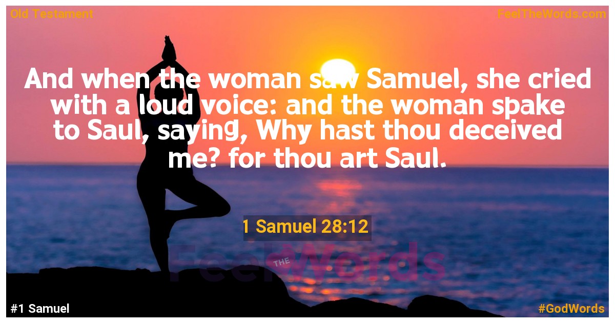 1 Samuel 28:12