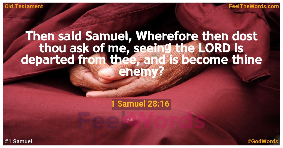 1 Samuel 28:16