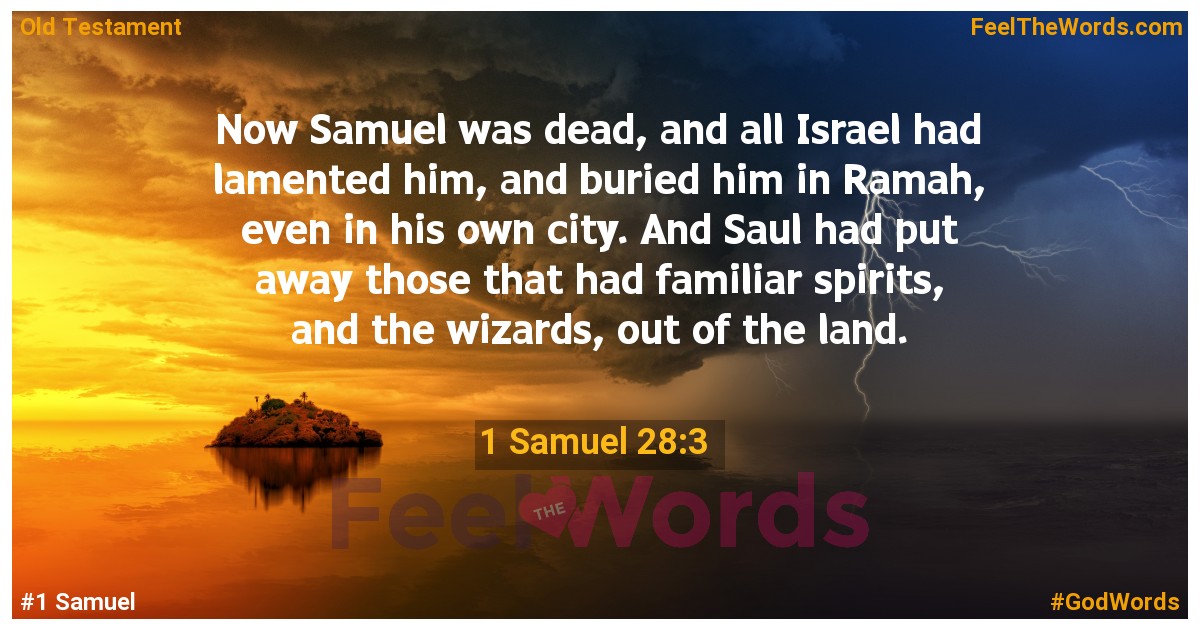 1 Samuel 28:3