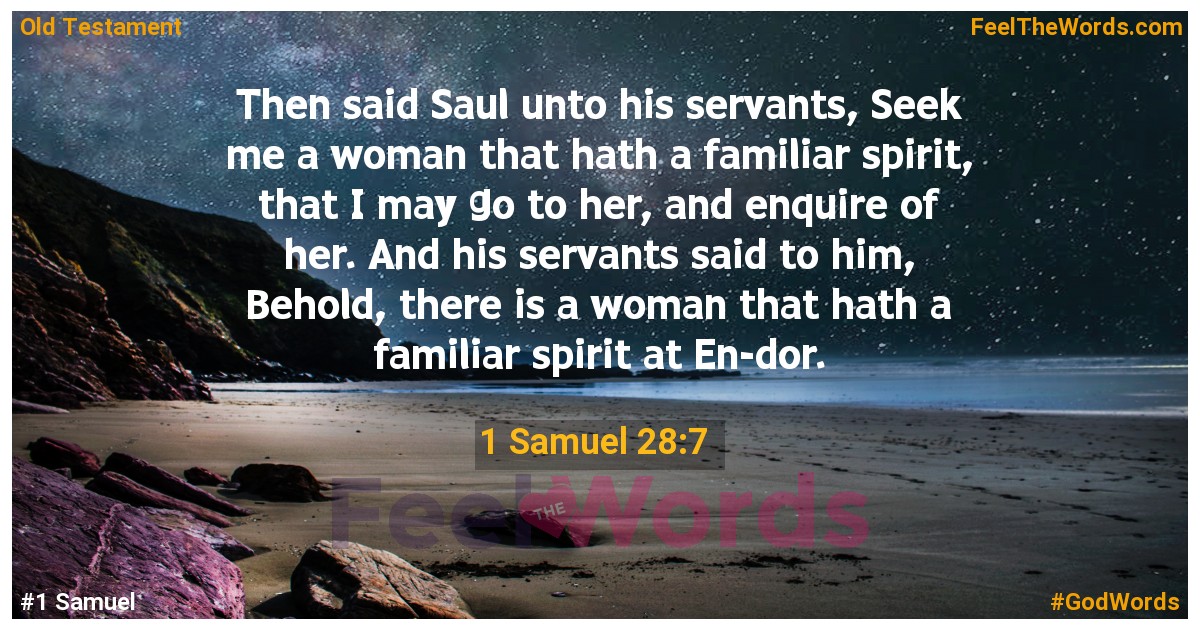 1 Samuel 28:7