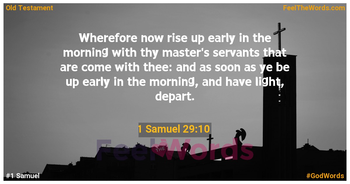 1 Samuel 29:10