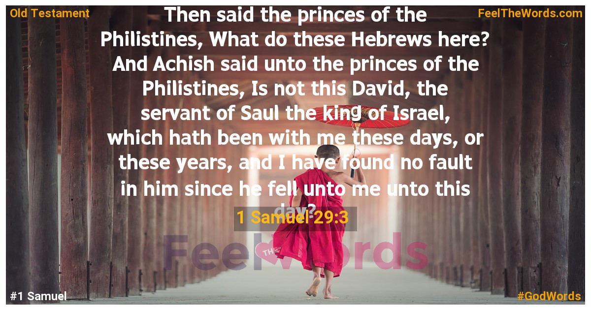 1 Samuel 29:3