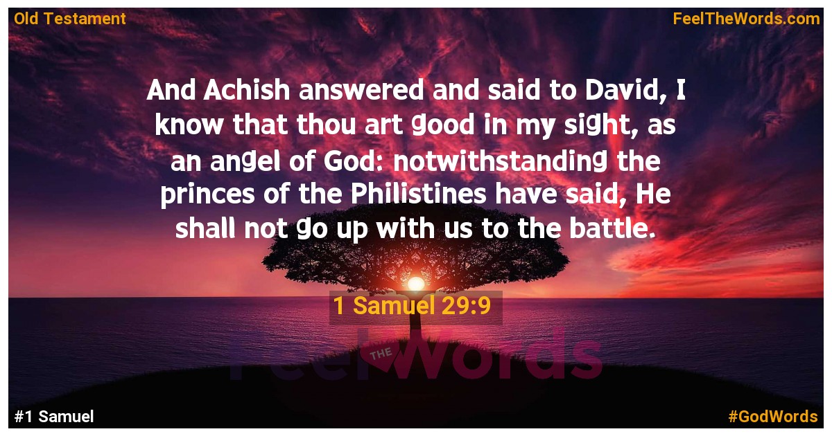 1 Samuel 29:9