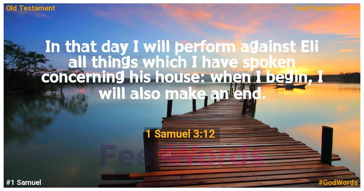 1 Samuel 3:12