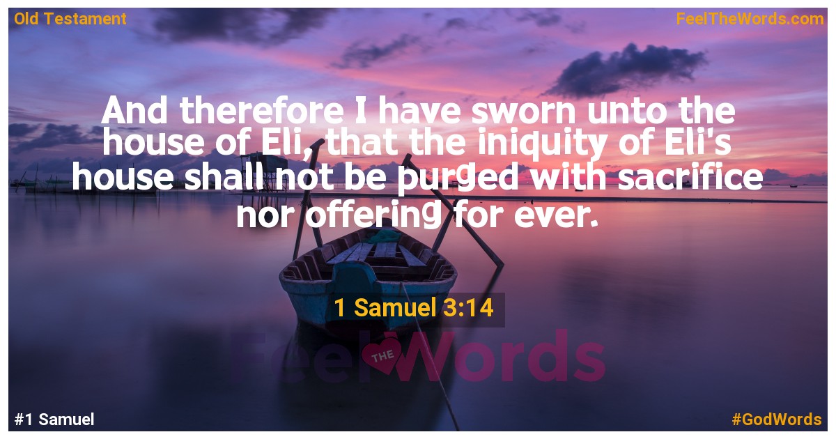 1 Samuel 3:14