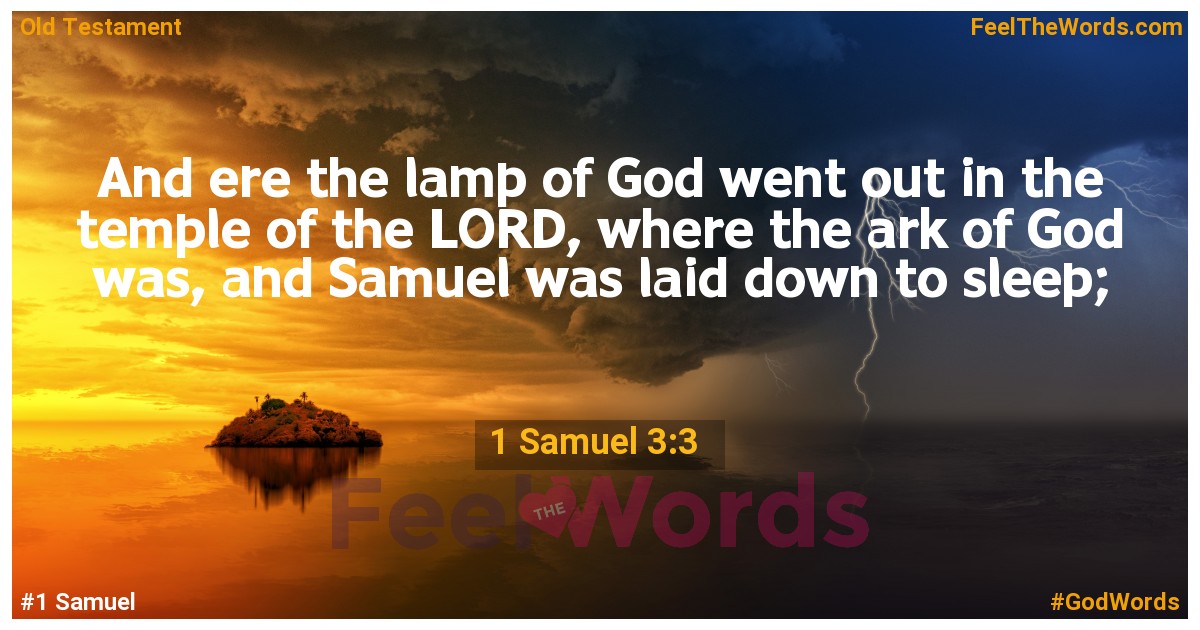1 Samuel 3:3