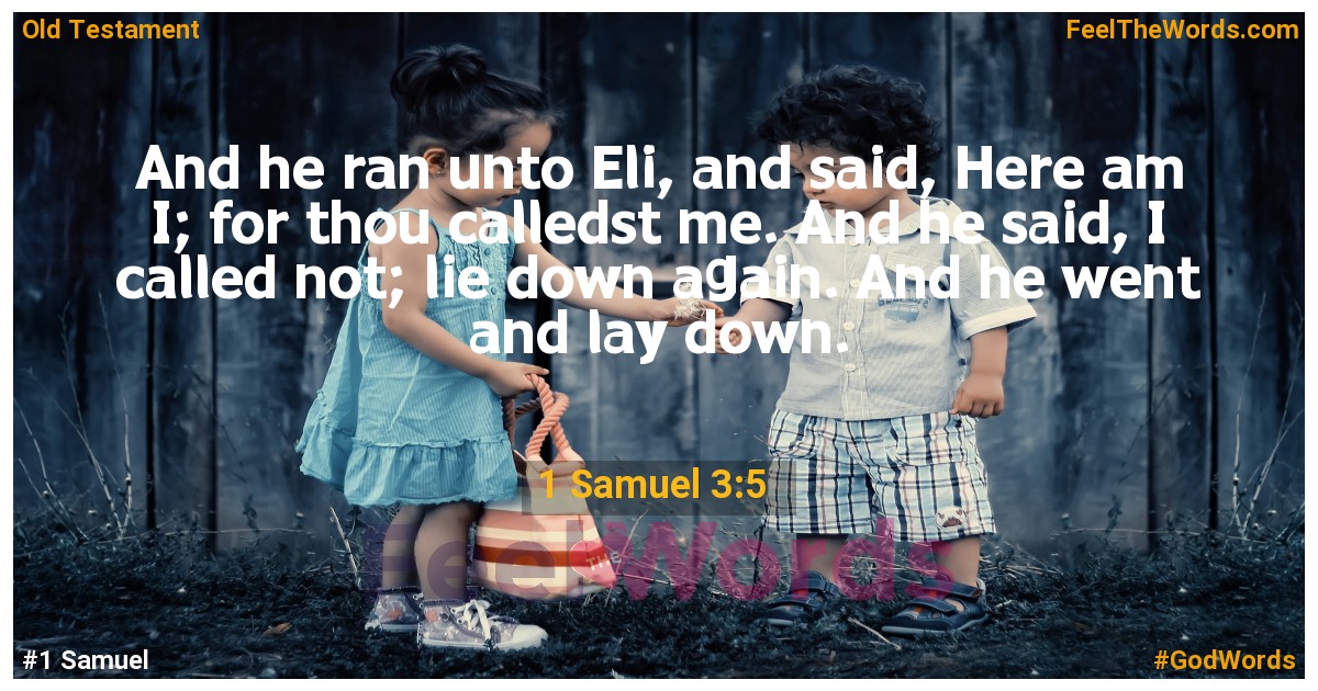 1 Samuel 3:5
