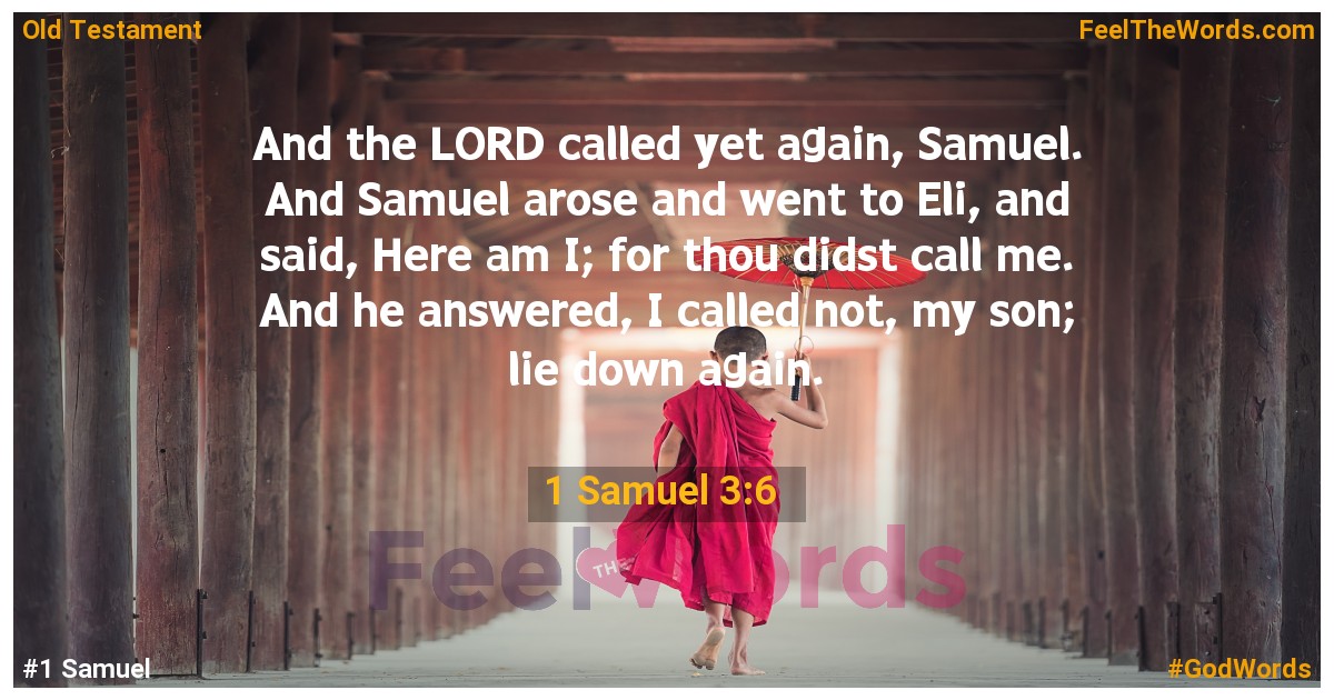 1 Samuel 3:6