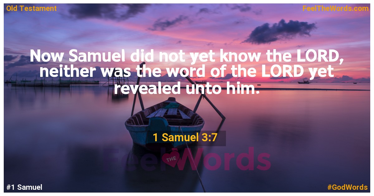 1 Samuel 3:7