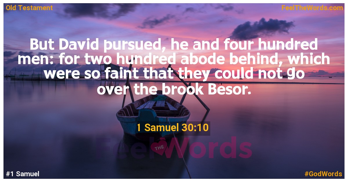 1 Samuel 30:10