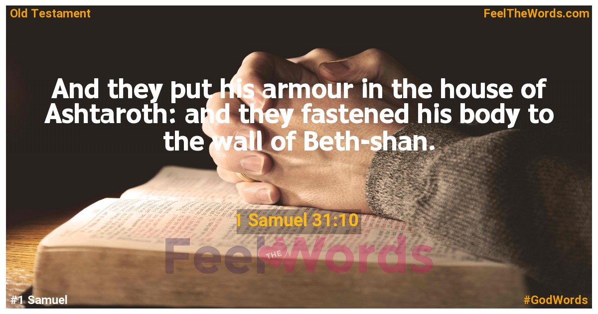 1 Samuel 31:10
