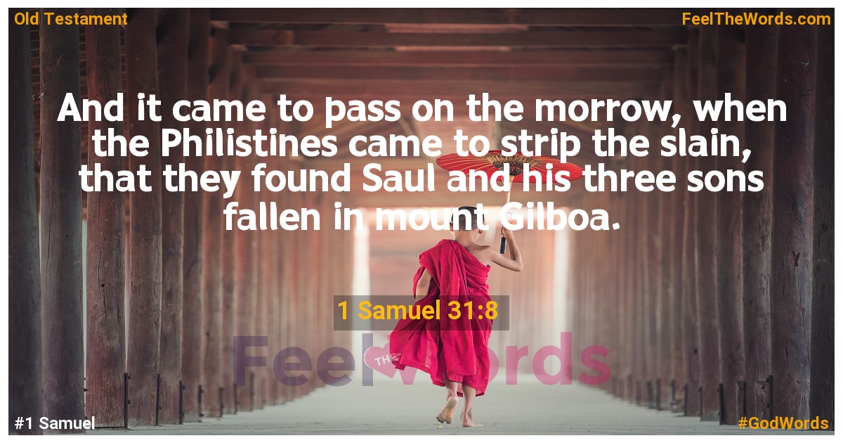 1 Samuel 31:8