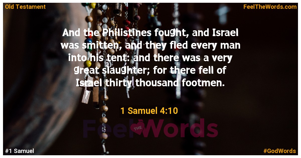 1 Samuel 4:10