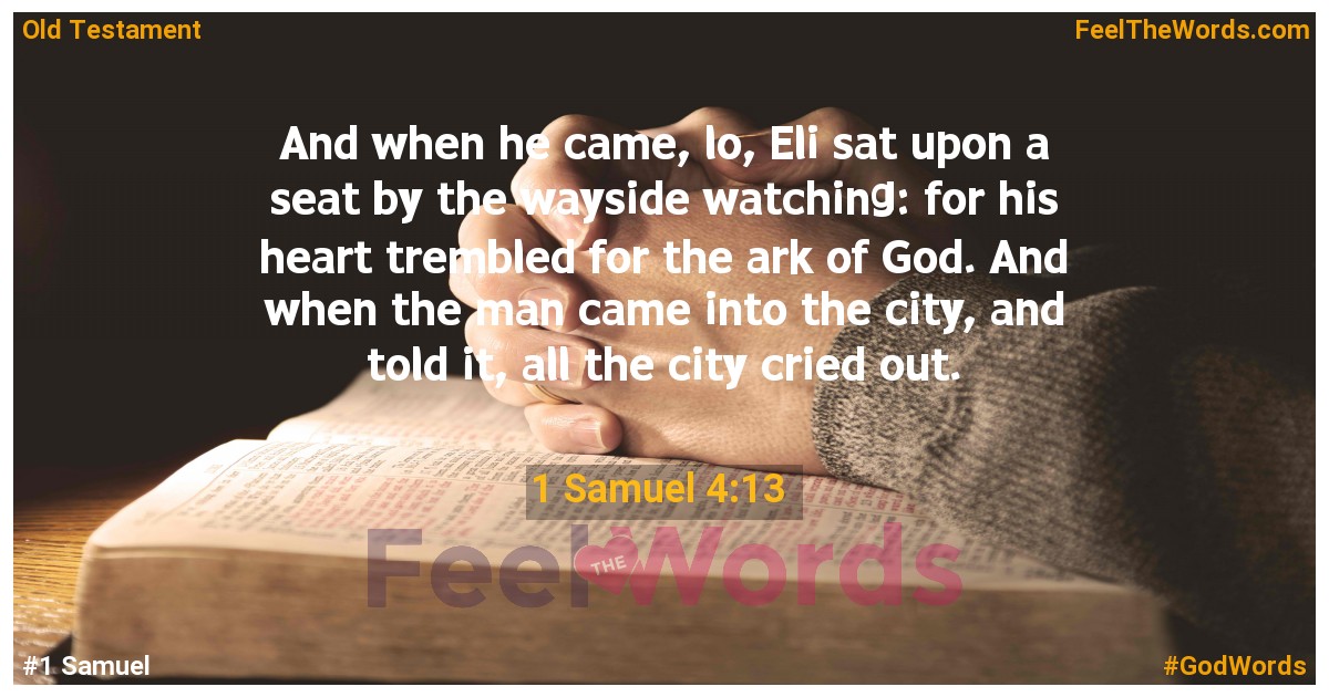 1 Samuel 4:13