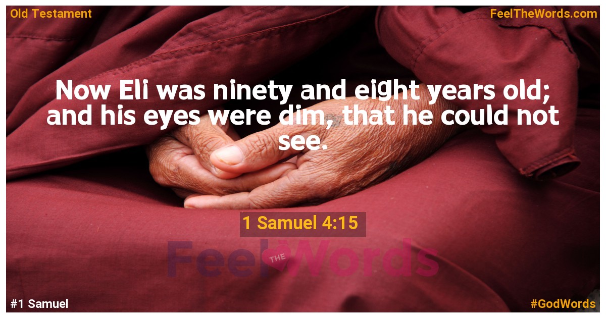 1 Samuel 4:15