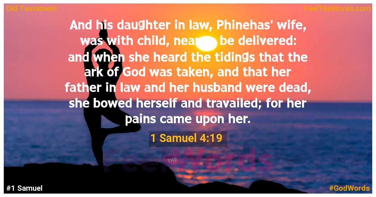 1 Samuel 4:19