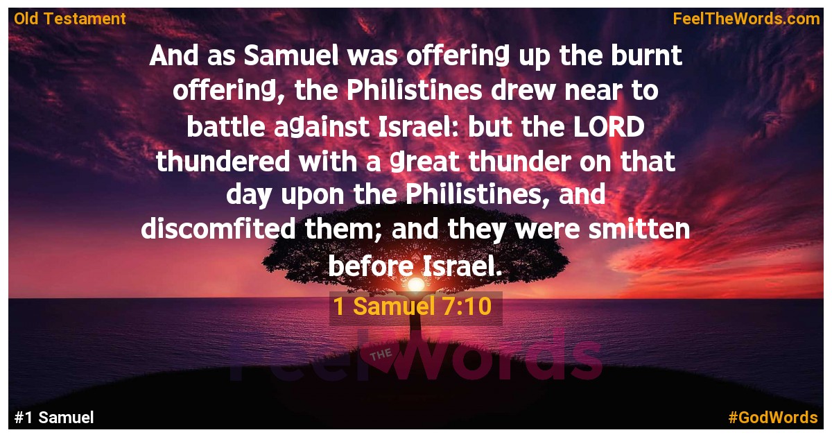 1 Samuel 7:10