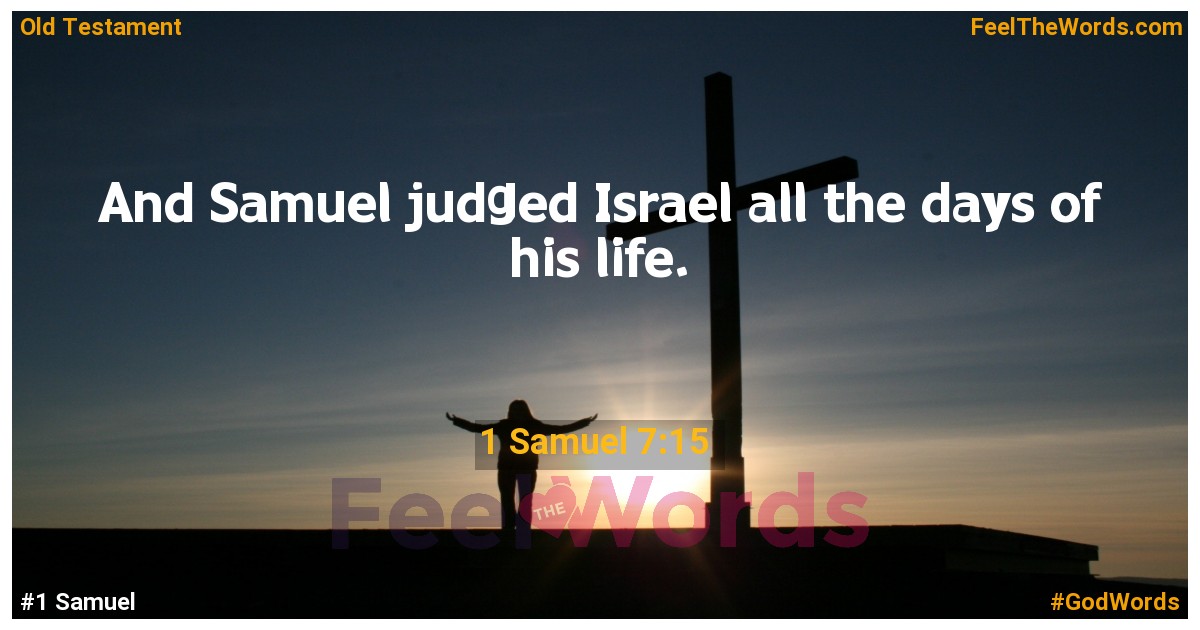 1 Samuel 7:15