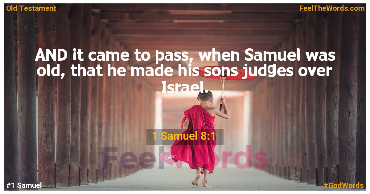 1 Samuel 8:1