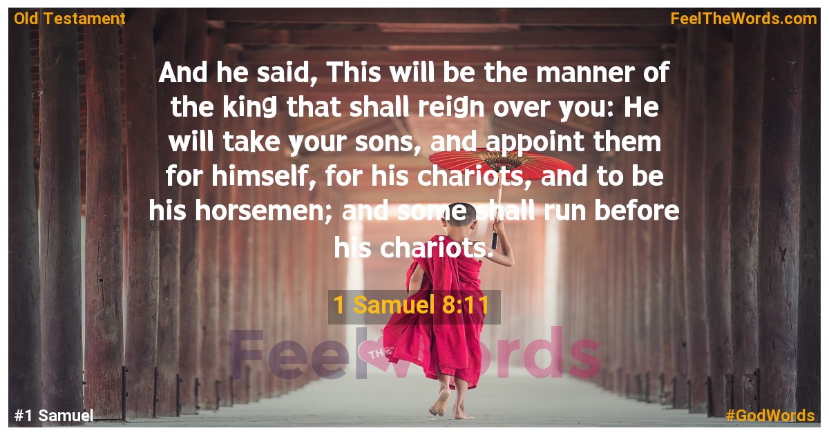 1 Samuel 8:11